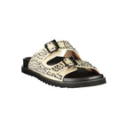 Laura Biagiotti Beige Polyurethane Women's Slipper Laura Biagiotti