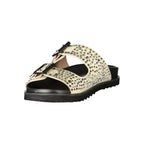 Laura Biagiotti Beige Polyurethane Women's Slipper Laura Biagiotti