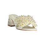 Laura Biagiotti Bianco Poliuretano Donna Sandal Laura Biagiotti