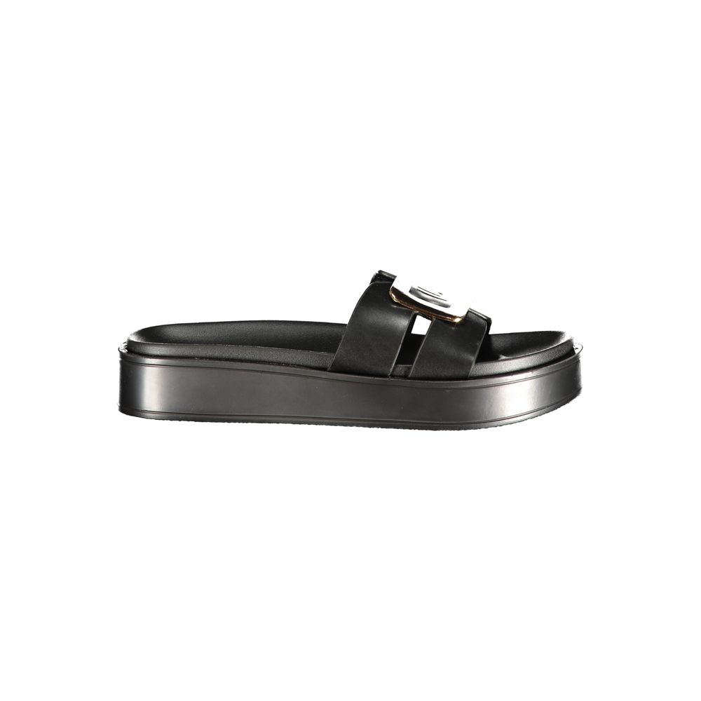 Laura Biagiotti Nero Polyurethane Women's Sandal Laura Biagiotti