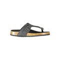 Laura Biagiotti Black Polyurethane Women's Sandal Laura Biagiotti