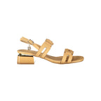 Laura Biagiotti Beige Polyurethane Women Sandal Laura Biagiotti