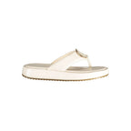 Laura Biagiotti White Polyurethane Women's Sandal Laura Biagiotti