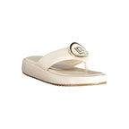 Laura Biagiotti White Polyurethane Women's Sandal Laura Biagiotti