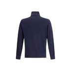 Brunello Cucinelli Blue Wool Oves Aries Turtleneck
