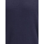 Brunello Cucinelli Blue Wool Oves Aries Turtleneck