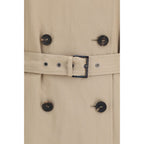 Brunello Cucinelli Beige Cotton Coat