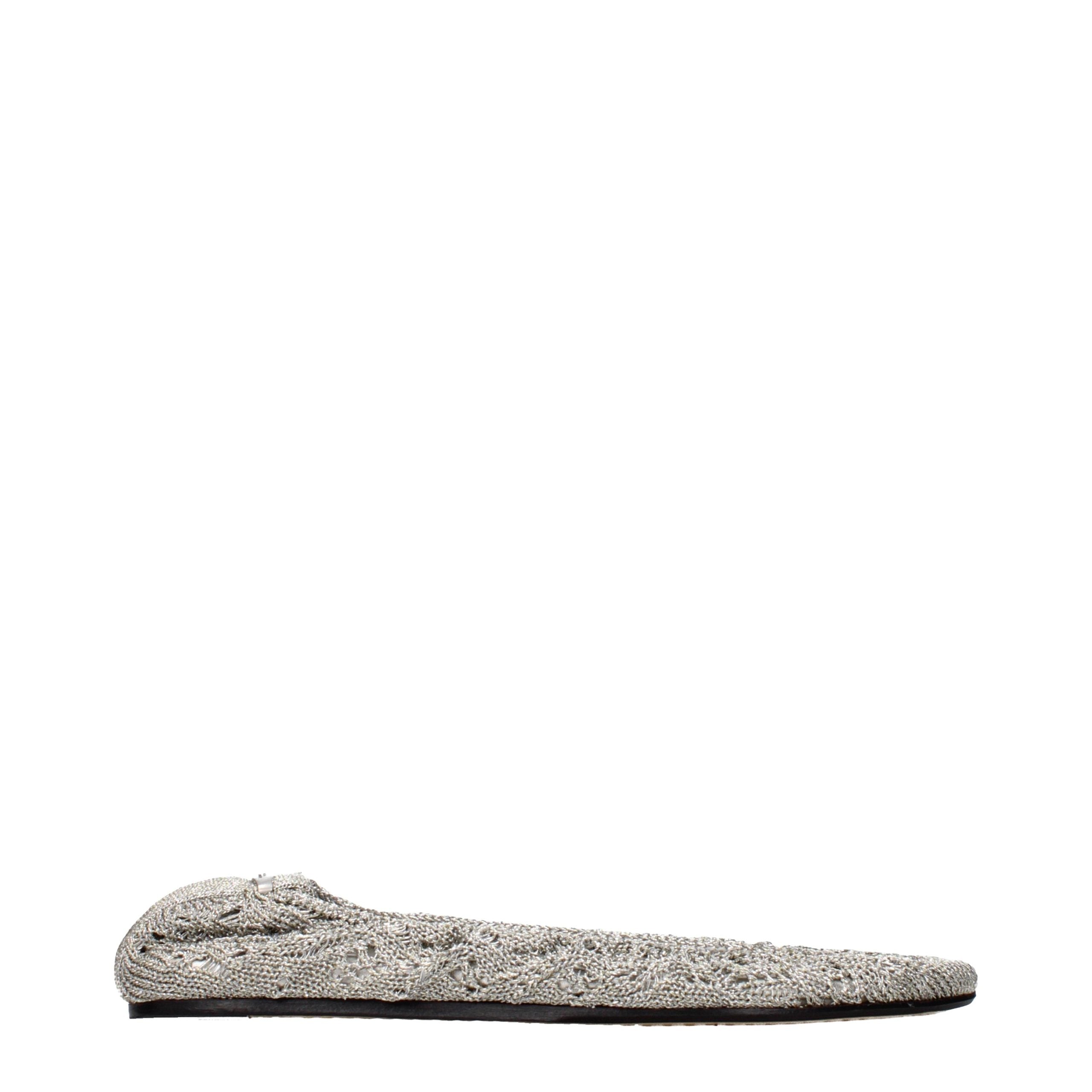 Isabel Marant Gray Fabric Ballet Flats Isabel Marant