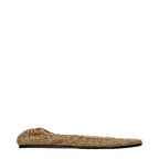 Isabel Marant Gold Fabric Ballet Flats Isabel Marant