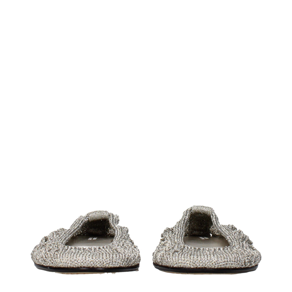 Isabel Marant Gray Fabric Ballet Flats Isabel Marant