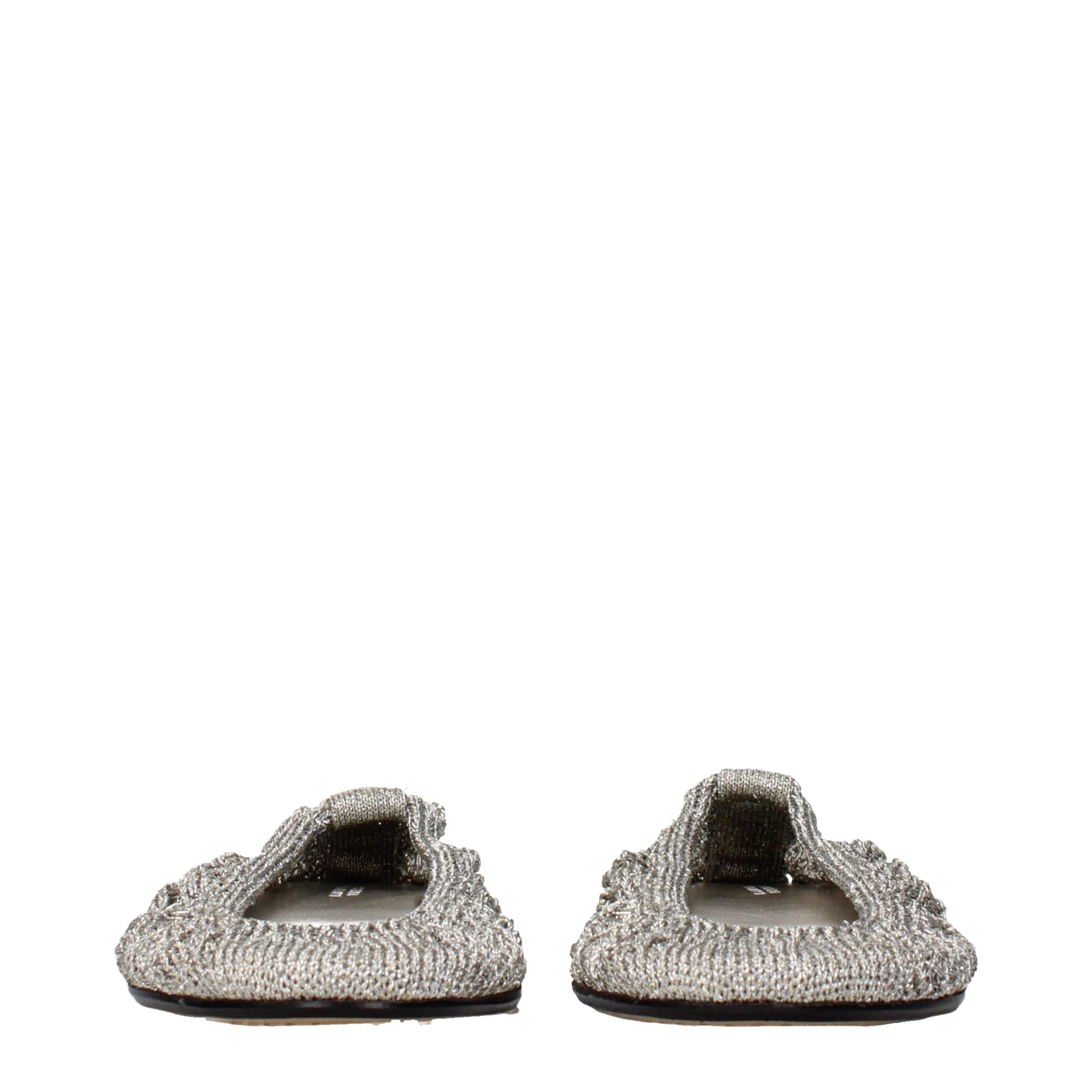 Isabel Marant Gray Fabric Ballet Flats Isabel Marant