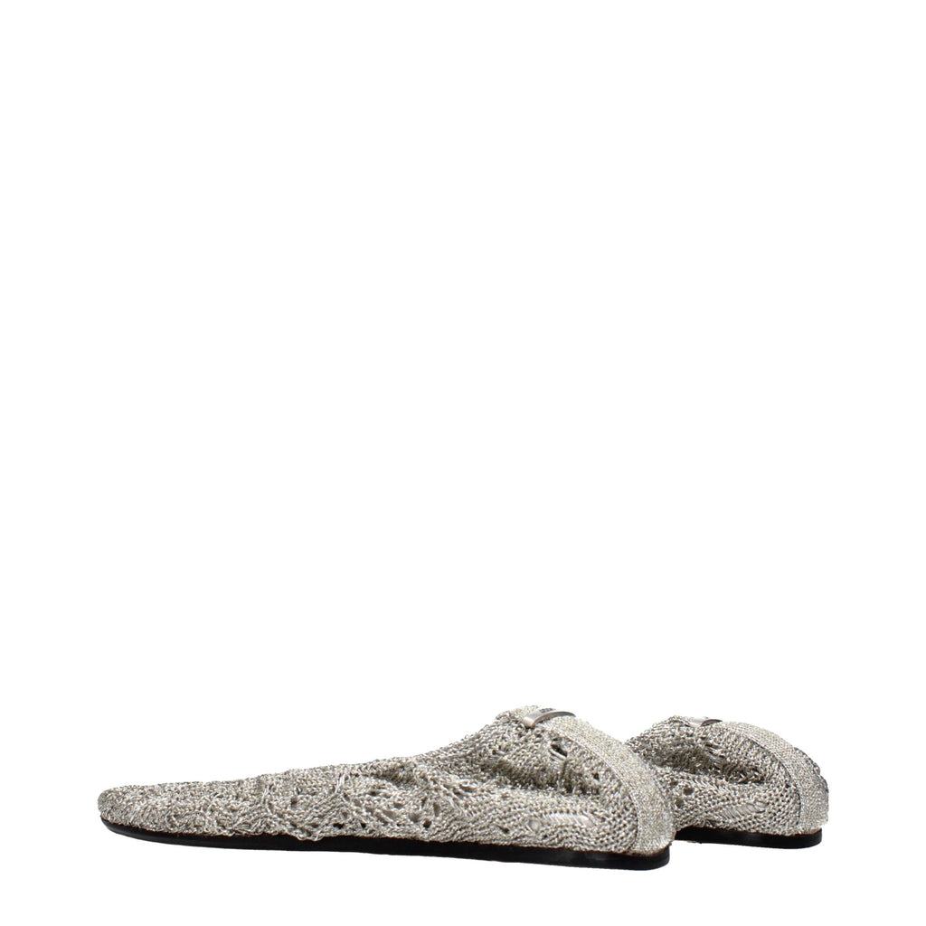 Isabel Marant Gray Fabric Ballet Flats Isabel Marant