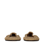 Isabel Marant Gold Fabric Ballet Flats Isabel Marant