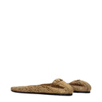 Isabel Marant Gold Fabric Ballet Flats Isabel Marant