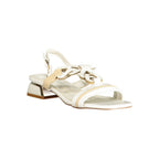 Laura Biagiotti White Polyurethane Women's Sandal Laura Biagiotti