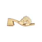 Laura Biagiotti Beige Polyurethane Women's Sandal Laura Biagiotti