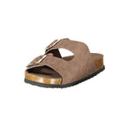 Laura Biagiotti Brown Polyurethane Women's Sandal Laura Biagiotti