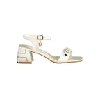 Laura Biagiotti White Polyurethane Women's Sandal Laura Biagiotti