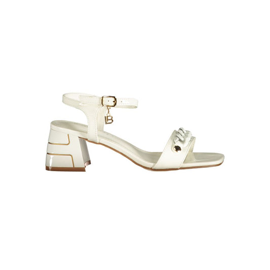 Laura Biagiotti White Polyurethane Women's Sandal Laura Biagiotti