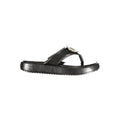 Laura Biagiotti Black Polyurethane Women's Sandal Laura Biagiotti