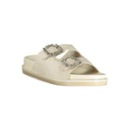 Laura Biagiotti White Polyurethane Women's Slipper Laura Biagiotti