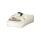 Laura Biagiotti Bianco Polyurethane Womens Sandal Laura Biagiotti