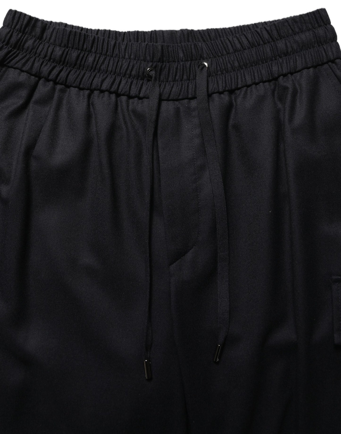 Dolce & Gabbana Black Mid Waist Cargo Jogger Sweatpants Pants Dolce & Gabbana