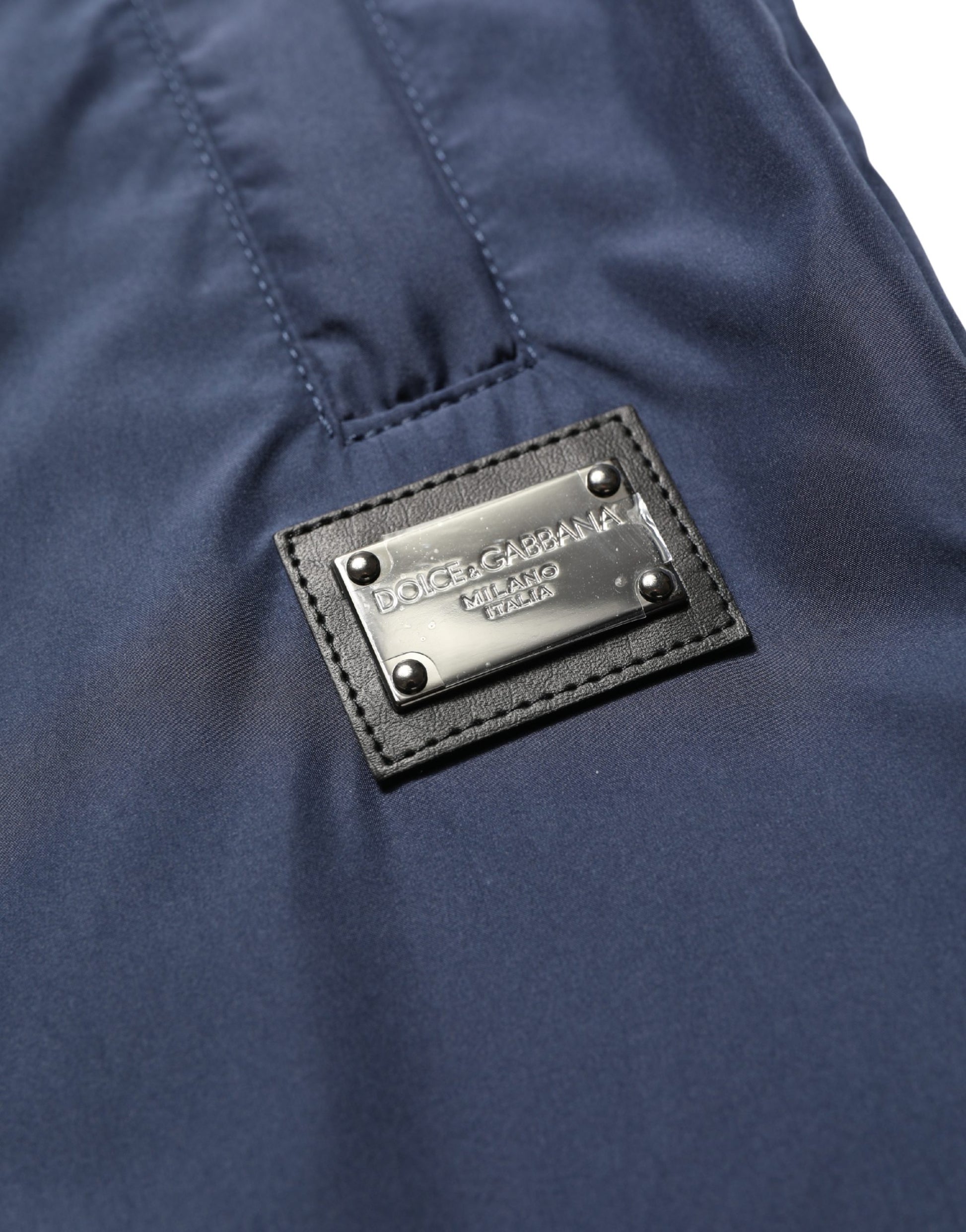 Dolce & Gabbana Dark Blue Polyester Jogger Sweatpants Pants Dolce & Gabbana