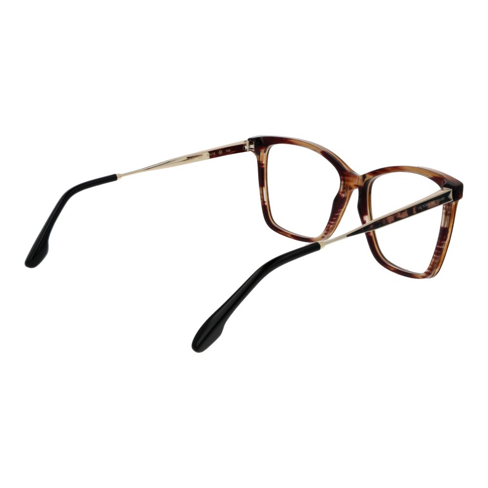 Victoria Beckham Brown Metal & Plastic Glasses Frames Victoria Beckham