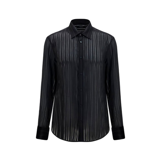 Gucci Black Silk Dress Shirt Gucci