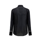 Gucci Black Silk Dress Shirt Gucci