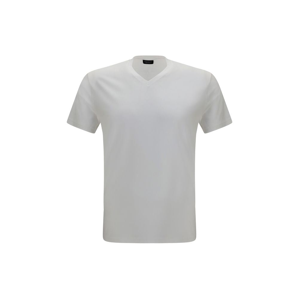 Gucci White Modal T-Shirt Gucci