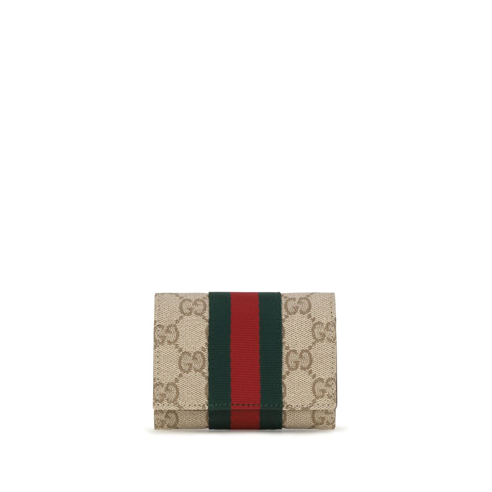 Gucci Beige Fabric Wallet Gucci