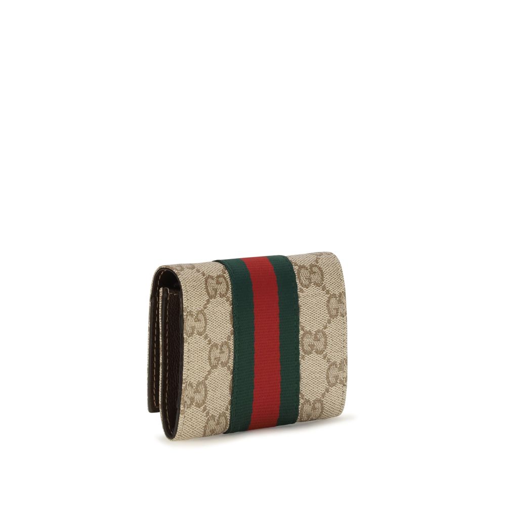 Gucci Beige Fabric Wallet Gucci