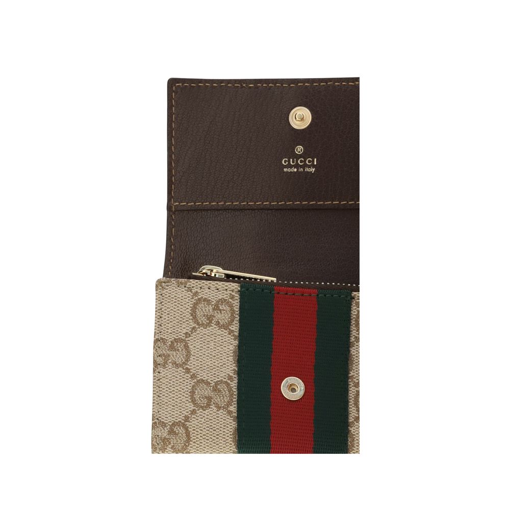 Gucci Beige Fabric Wallet Gucci