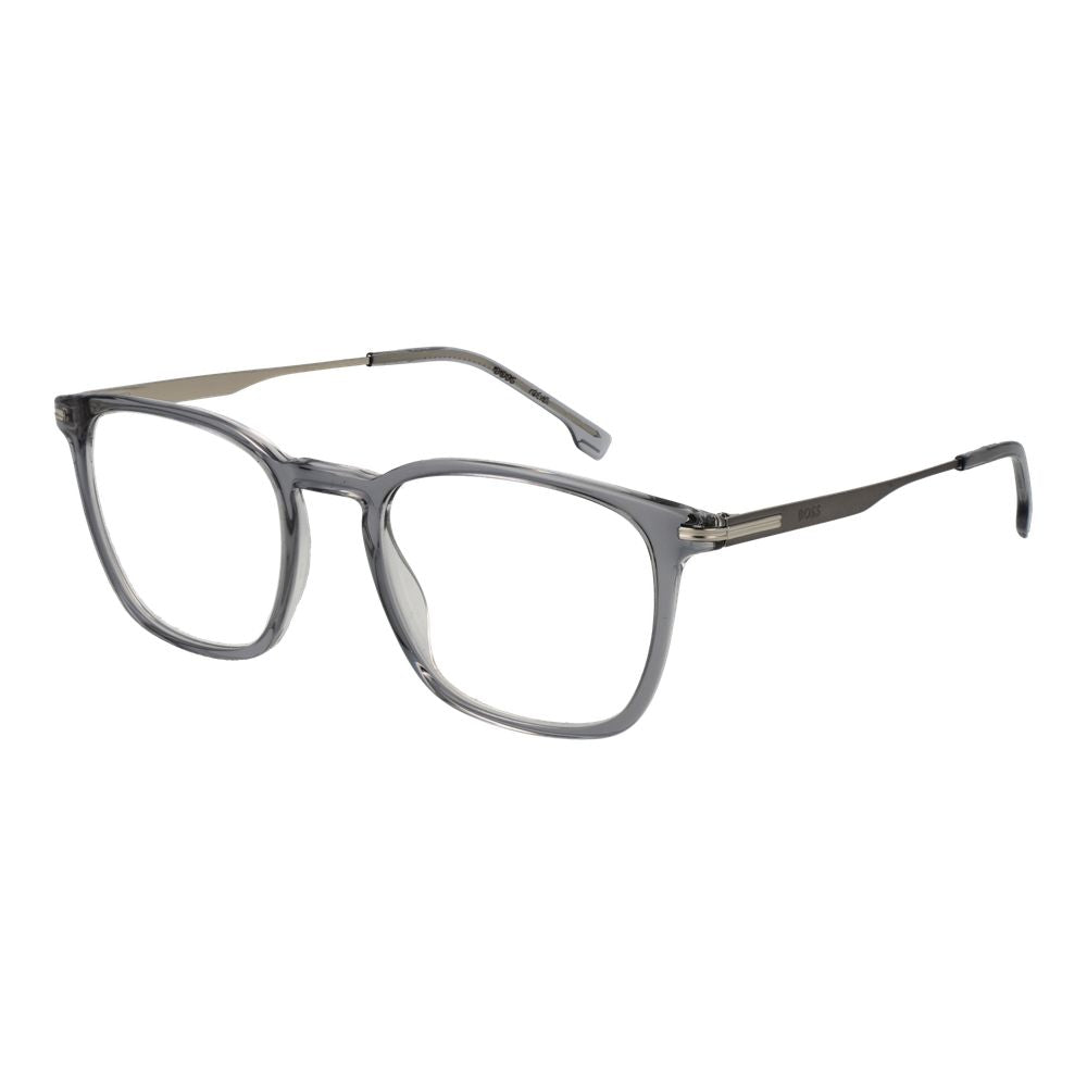 Hugo Boss Gray Acetate Glasses Frames