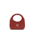 Miu Miu Red Calf Leather Bos Taurus Handbag