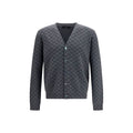Gucci Gray Wool Oves Aries Cardigan