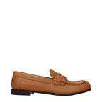 Miu Miu Brown Leather Slip-On Loafers Miu Miu