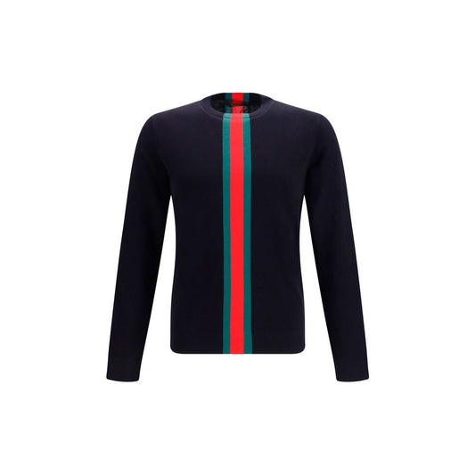 Gucci Blue Cotton Sweatshirt