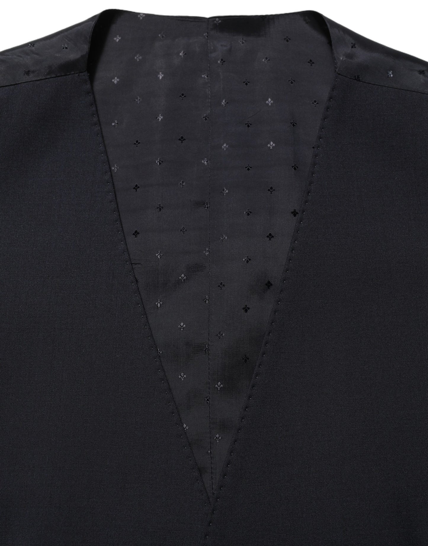 Dolce & Gabbana Black Wool Slim Fit Formal 3 Piece Men Suit Dolce & Gabbana