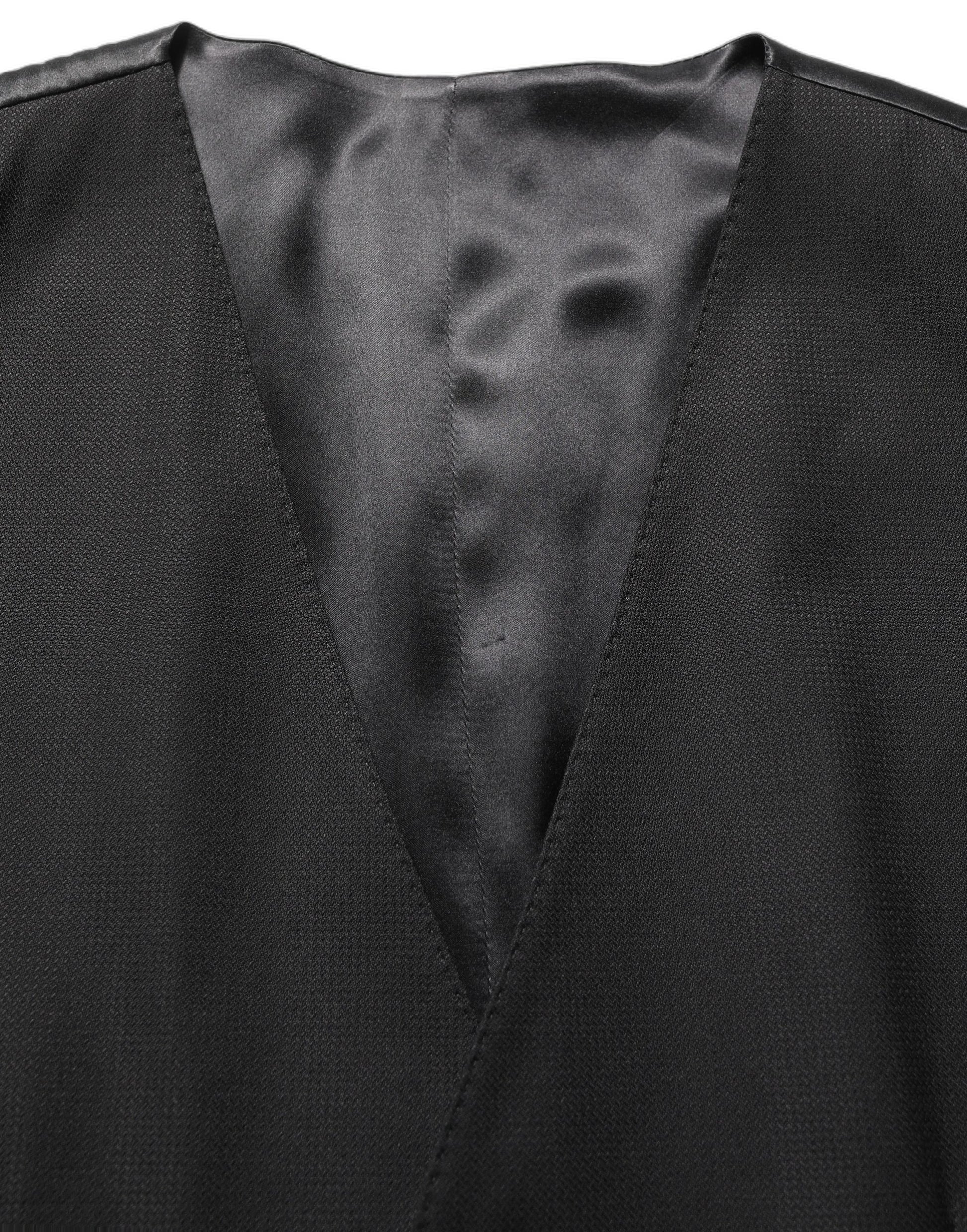Dolce & Gabbana Black MARTINI Slim Fit Formal 3 Piece Suit Dolce & Gabbana