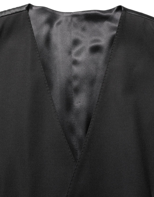 Dolce & Gabbana Black MARTINI Slim Fit Formal 3 Piece Suit Dolce & Gabbana