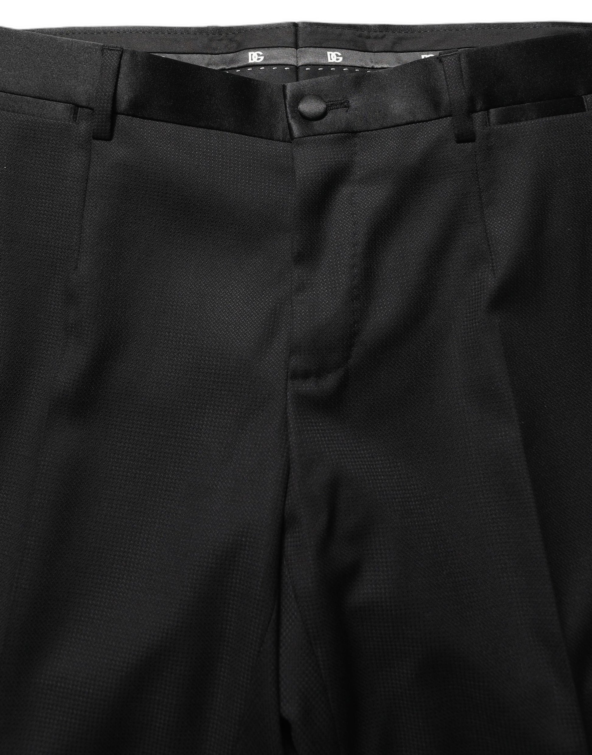 Dolce & Gabbana Black MARTINI Slim Fit Formal 3 Piece Suit Dolce & Gabbana