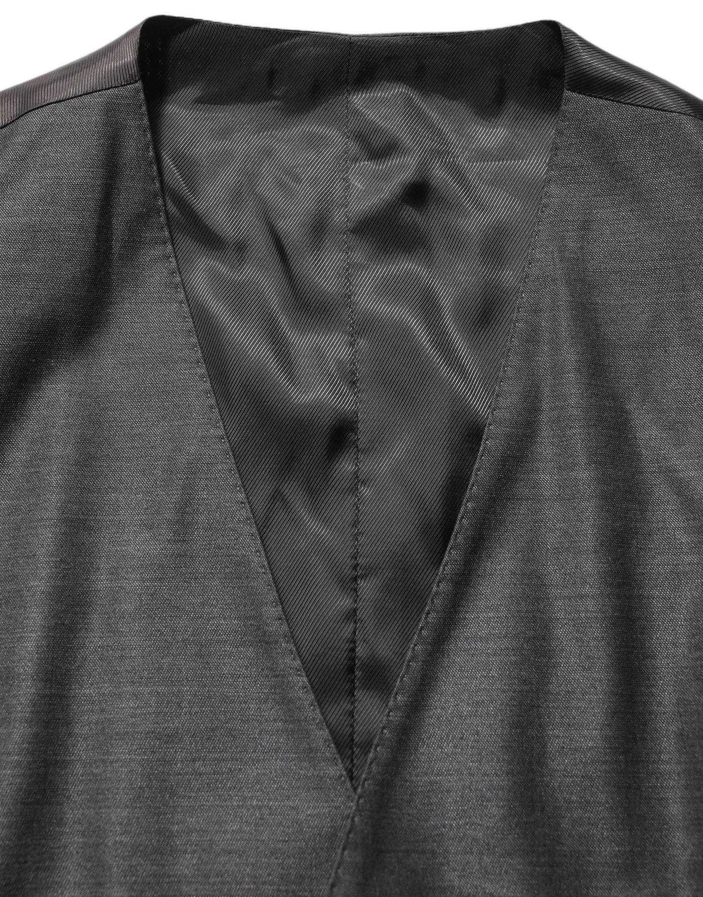 Dolce & Gabbana Gray MARTINI Slim Fit Formal 3 Piece Suit Dolce & Gabbana