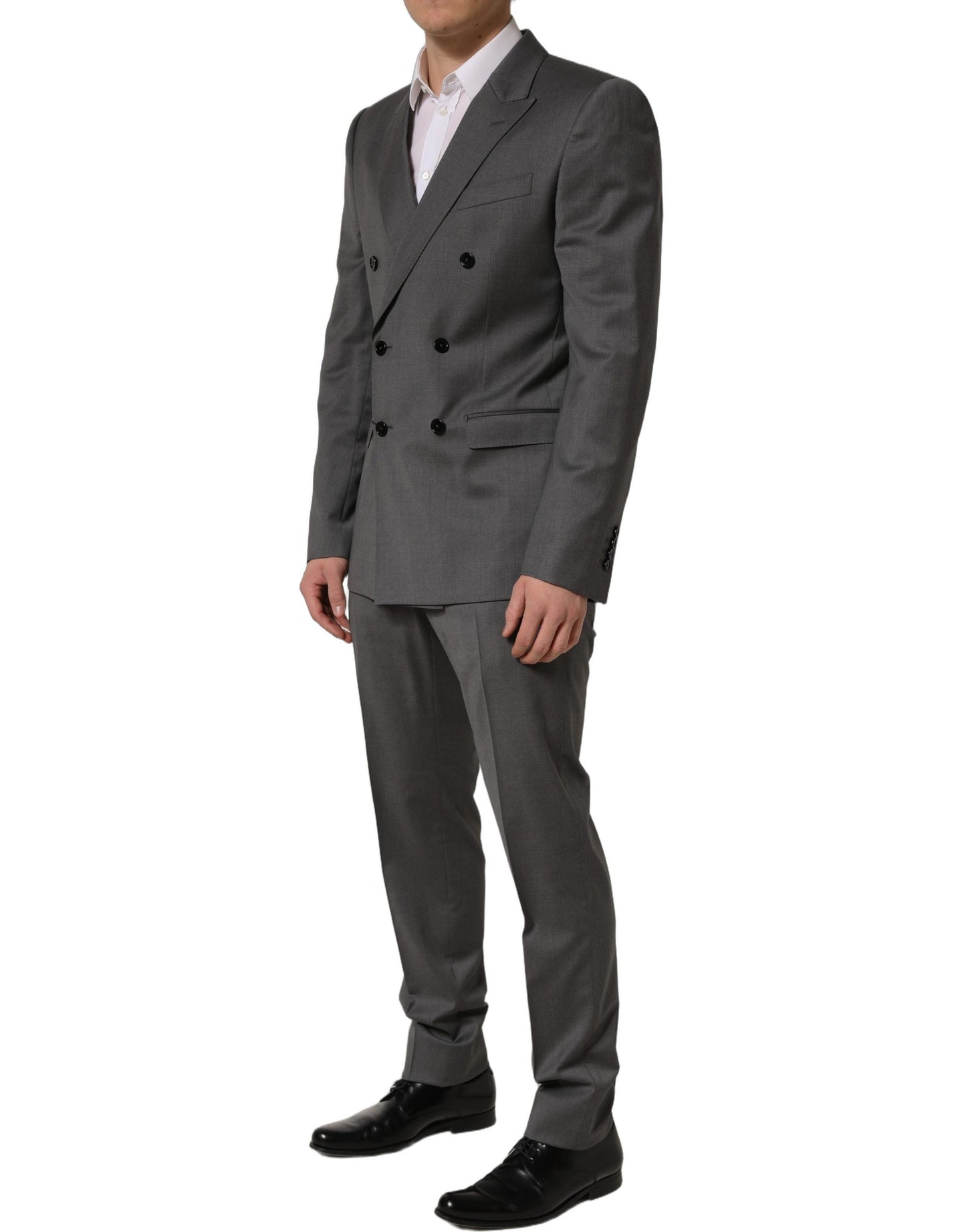 Dolce & Gabbana Gray MARTINI Slim Fit Formal 2Piece Men Suit Dolce & Gabbana
