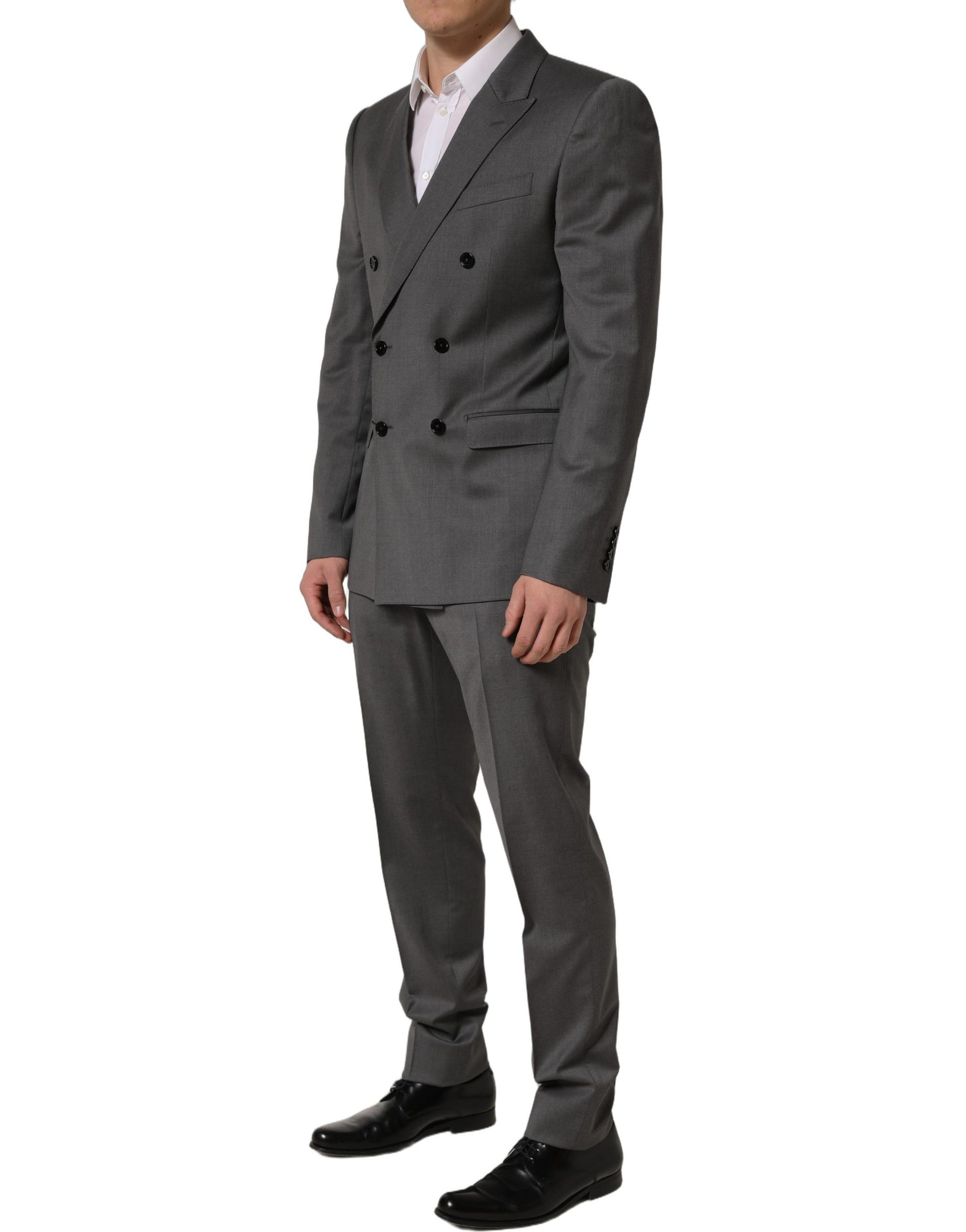 Dolce & Gabbana Gray MARTINI Slim Fit Formal 2Piece Men Suit Dolce & Gabbana