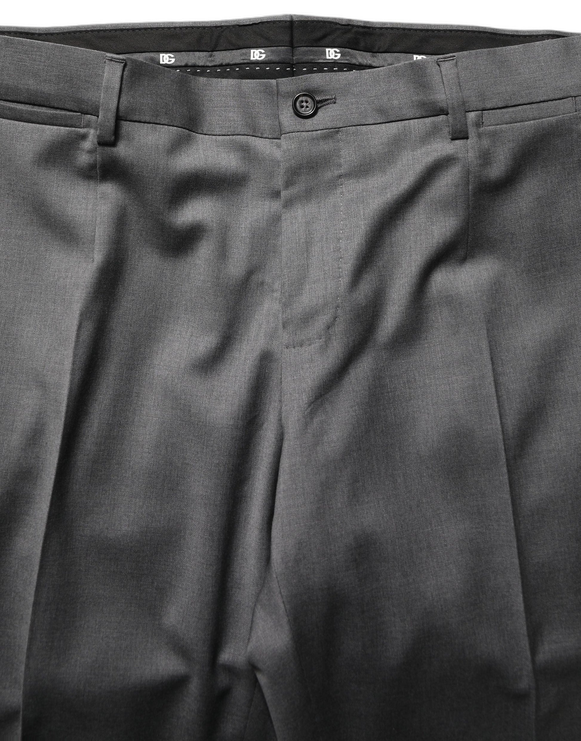 Dolce & Gabbana Gray MARTINI Slim Fit Formal 2Piece Men Suit Dolce & Gabbana