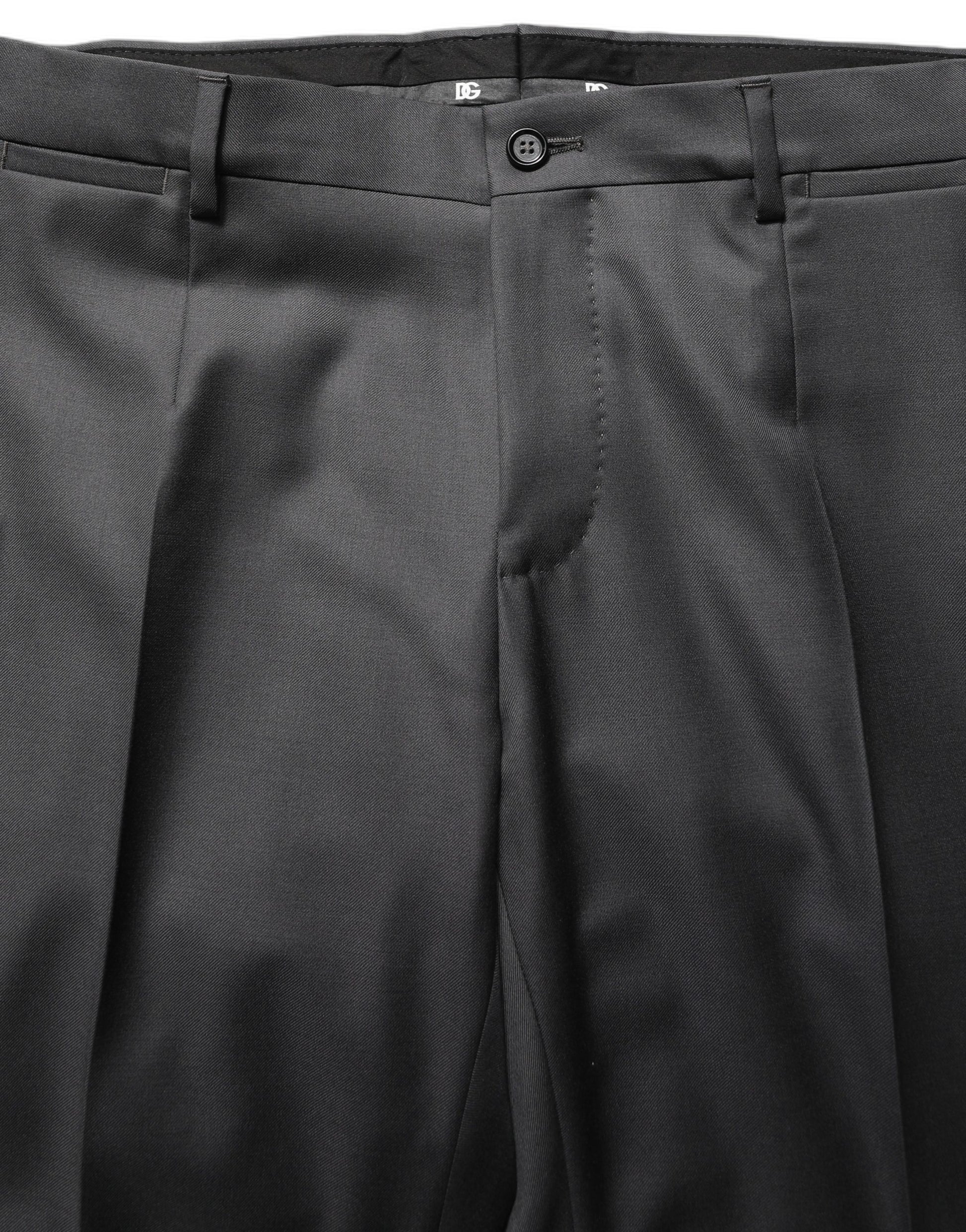 Dolce & Gabbana Gray MARTINI Slim Fit Formal 2Piece Men Suit Dolce & Gabbana