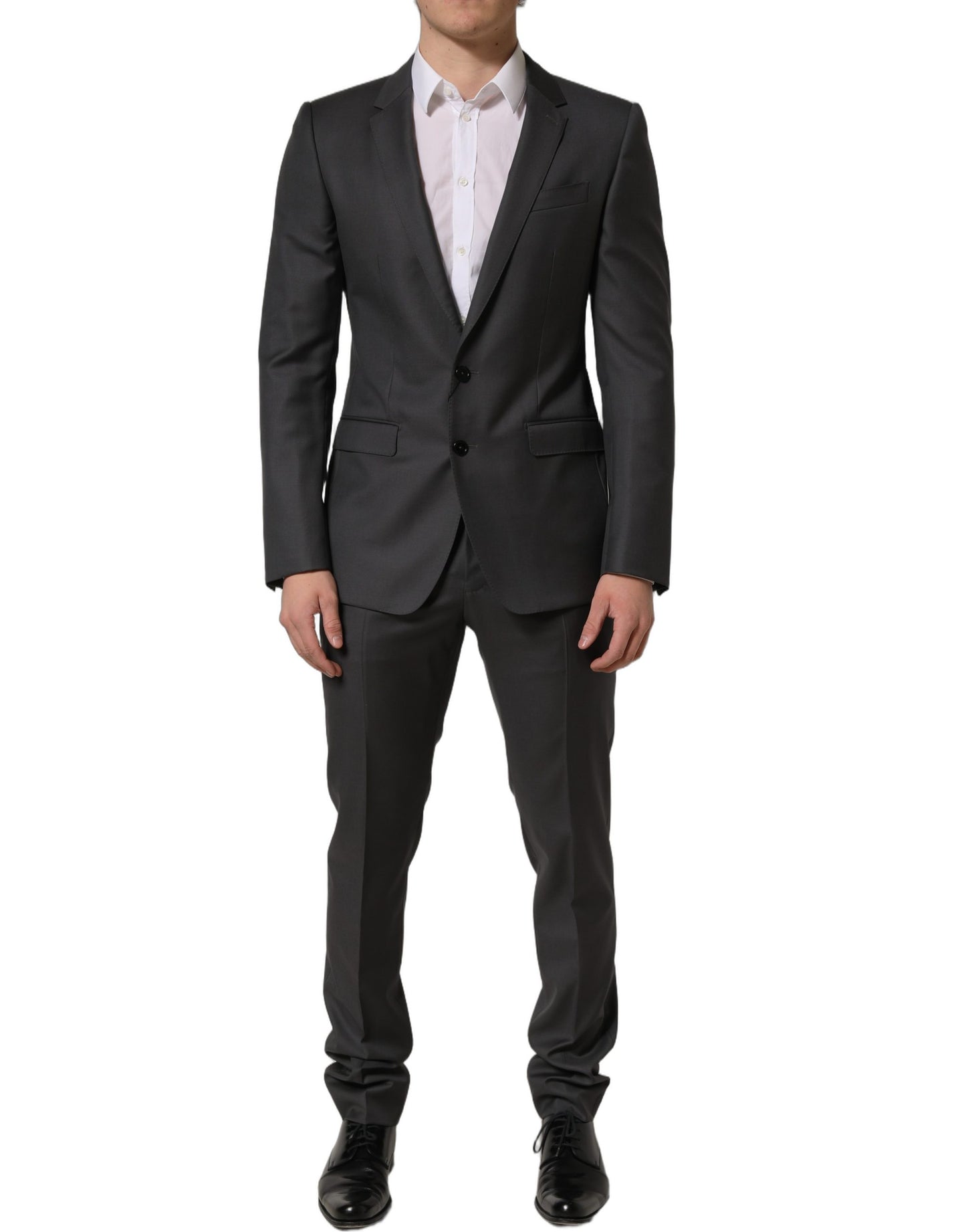 Dolce & Gabbana Gray MARTINI Slim Fit Formal 2Piece Men Suit Dolce & Gabbana
